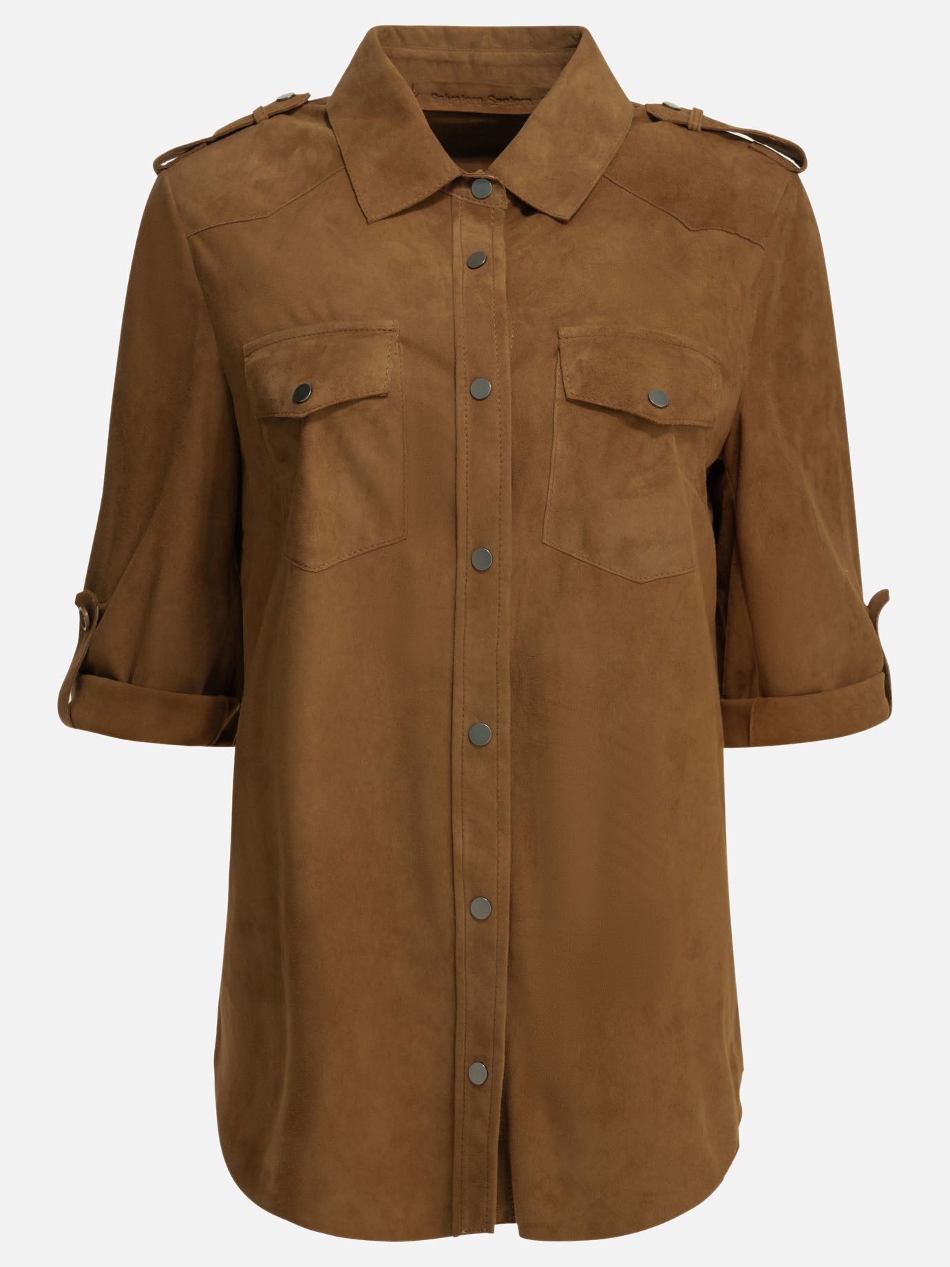 Casual shirts Solid colour  Brown - Salvatore Santoro Women | PDP | VIETTI Online Store | Zoom-Modal
