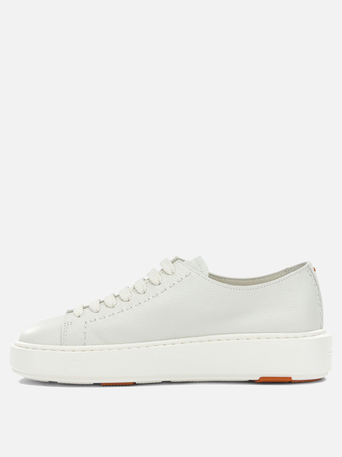 Low top sneakers 100% calf leather - 100% rubber  White - Santoni Women | PDP | VIETTI Online Store | Zoom-Modal_3
