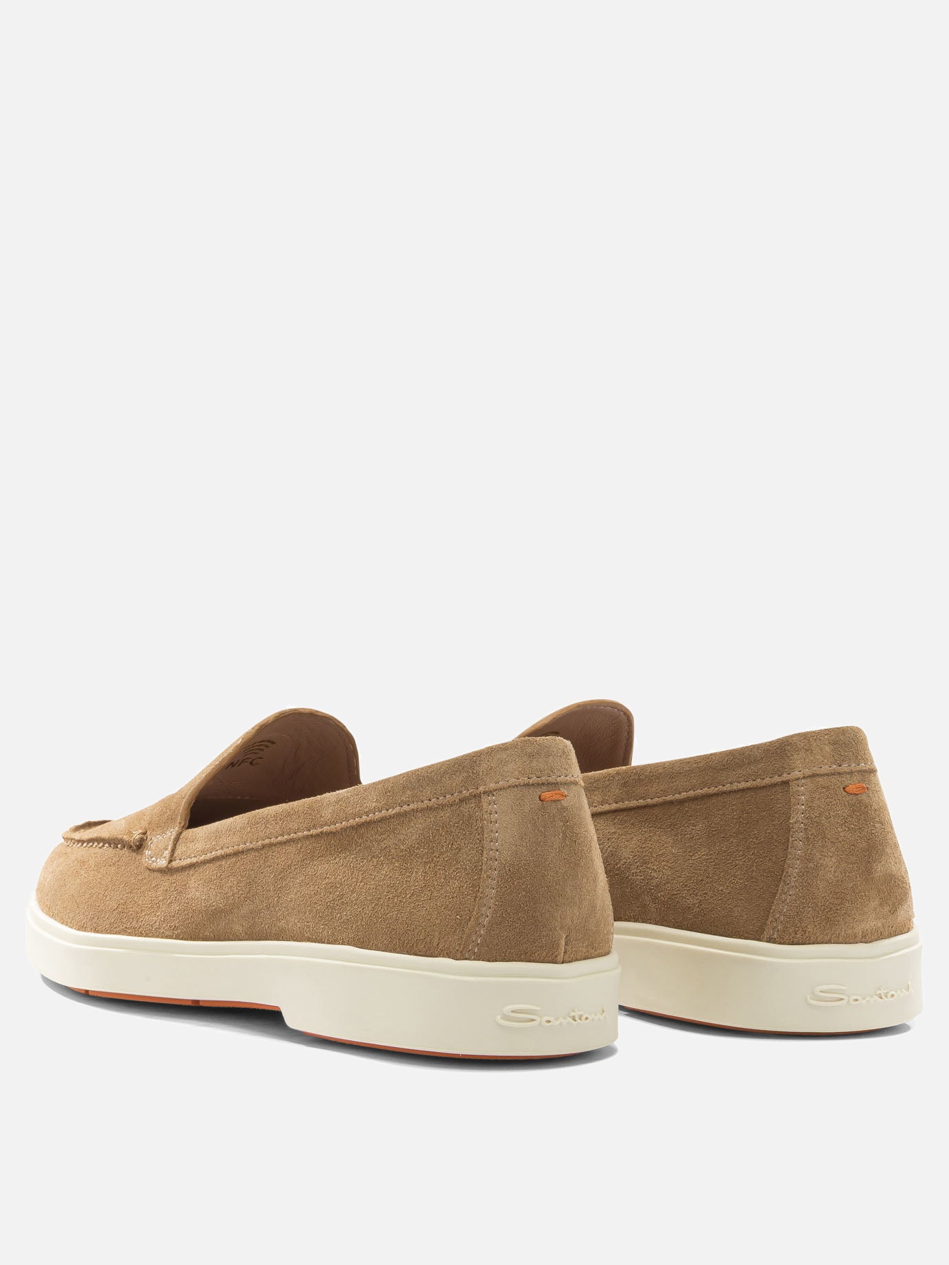 Mocassini 100% suede - 100% leather  Marrone - Santoni Donna | PDP | VIETTI Online Store | Zoom-Modal_4
