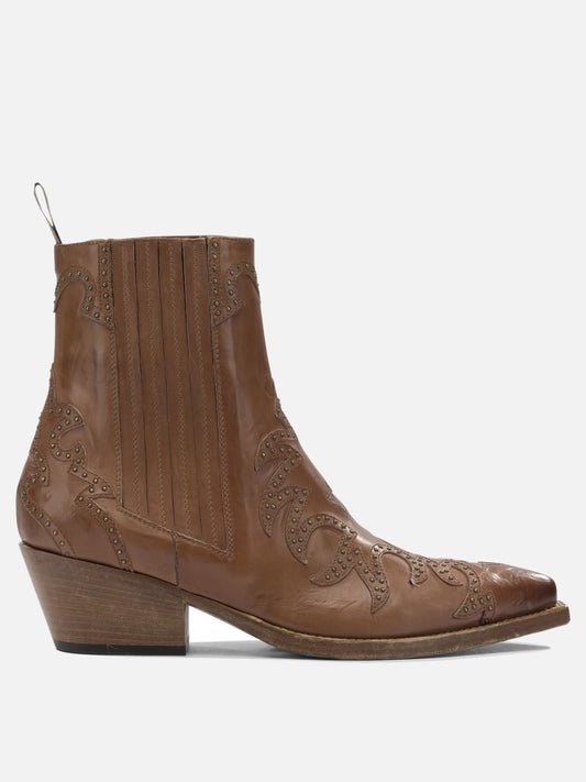 Sartore Leather cowboy boots Brown

