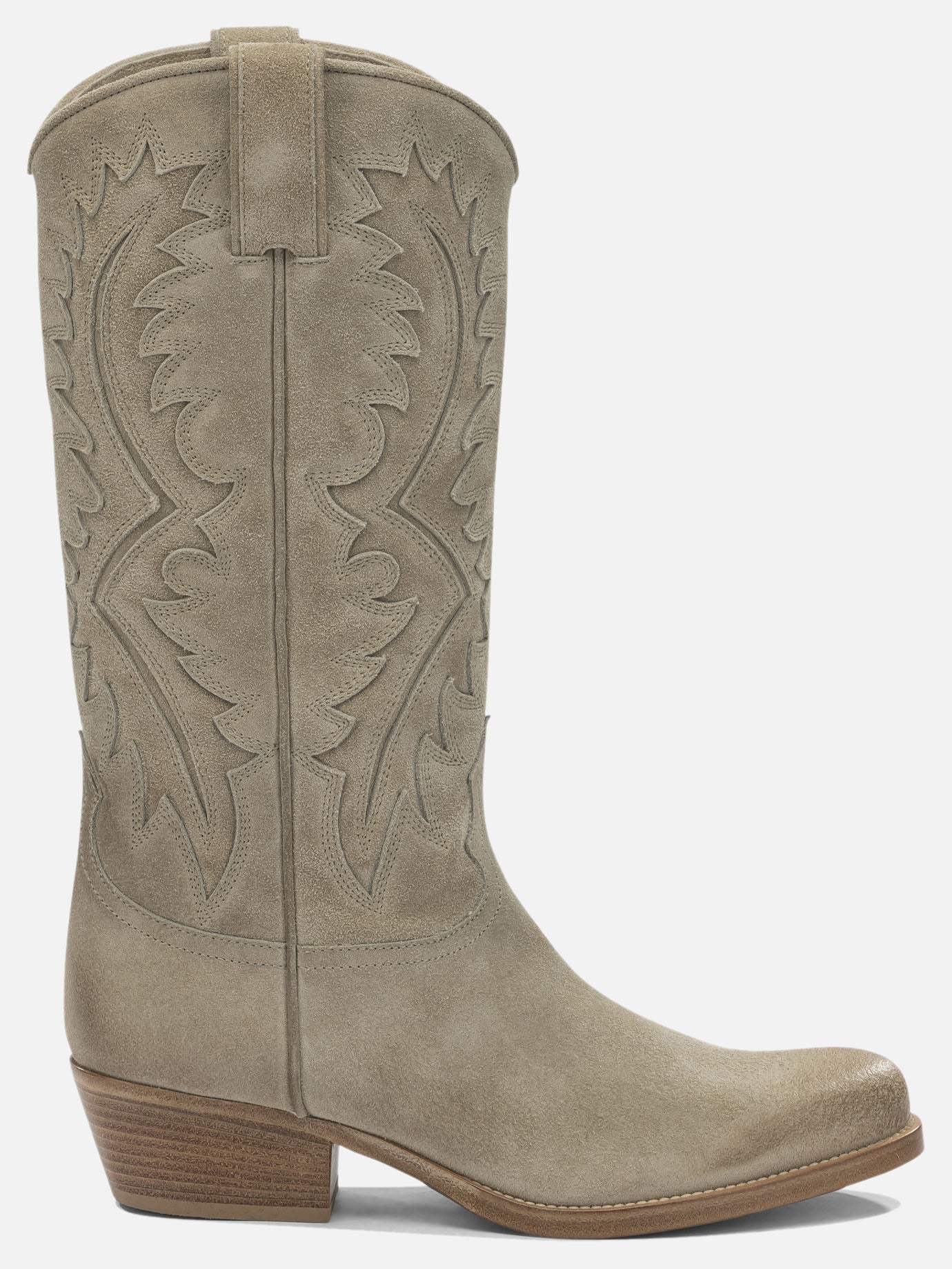 Cowboy 100% suede leather - 100% leather  Beige - Sartore Women | PDP | VIETTI Online Store | Zoom-Modal
