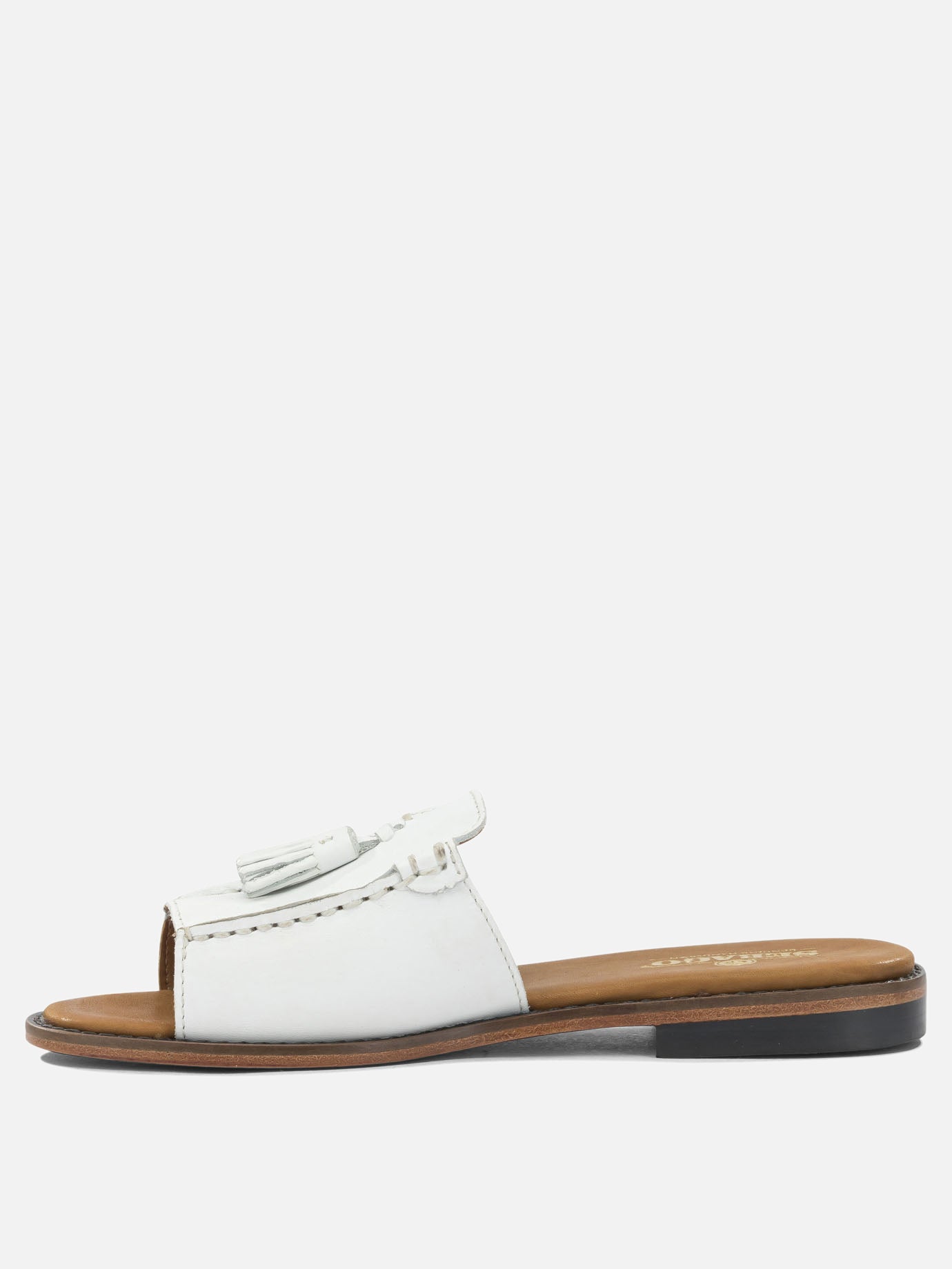 Slides 100% leather - 100% leather  White - Sebago Women | PDP | VIETTI Online Store | Zoom-Modal_3
