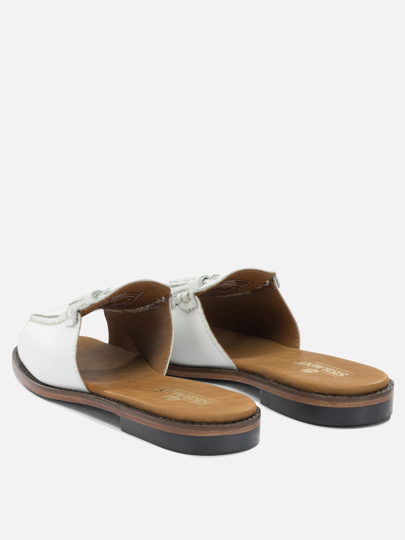 Slides 100% leather - 100% leather  White - Sebago Women | PDP | VIETTI Online Store | Zoom-Modal_4
