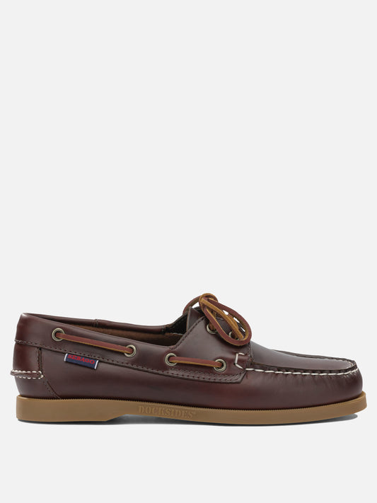 Mocassini stringati 100% leather - 100% rubber  Marrone - Sebago Donna | PLP | VIETTI Online Store 
