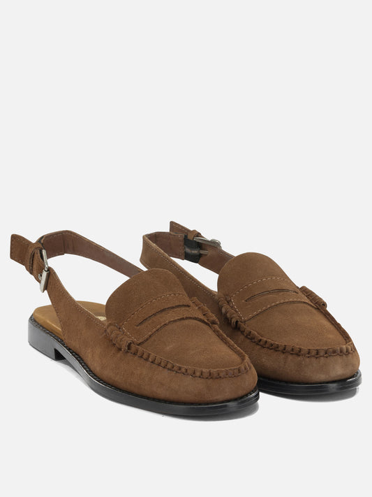 Flat sandals 100% leather - 100% leather  Brown - Sebago Women | PDP | VIETTI Online Store | 2
