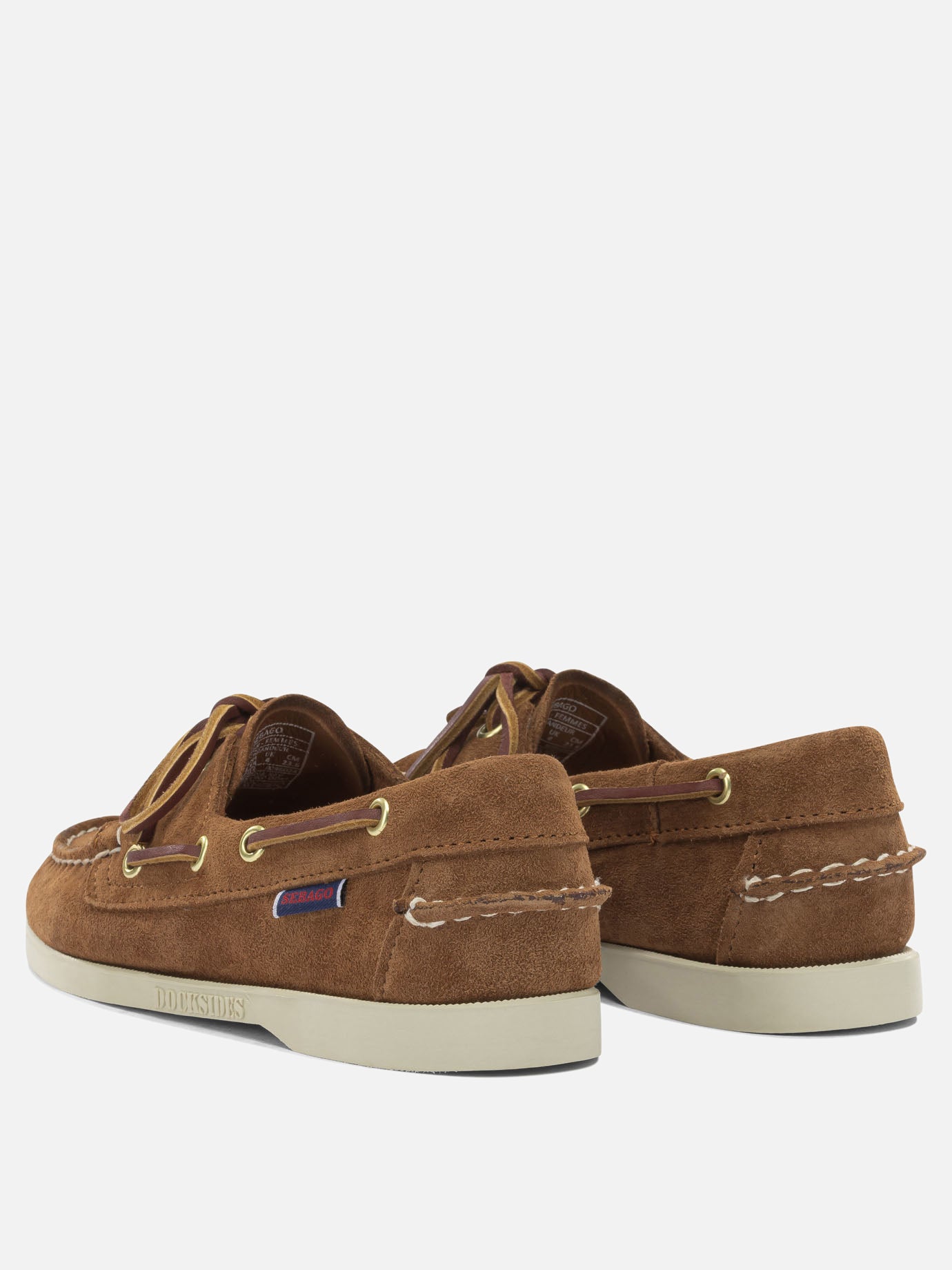 Laced loafers 100% leather - 100% rubber  Brown - Sebago Women | PDP | VIETTI Online Store | thumbnail_4