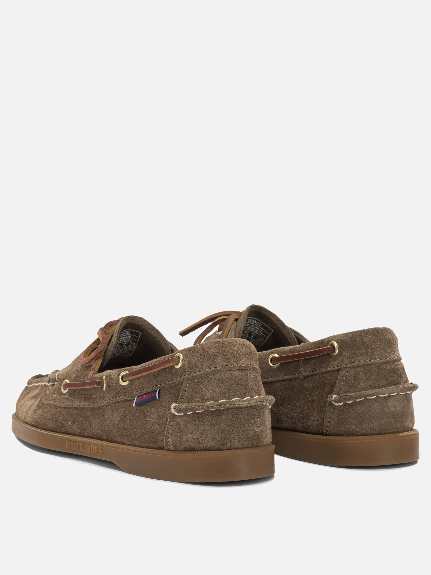 Laced loafers 100% suede - 100% rubber  Brown - Sebago Men | PDP | VIETTI Online Store | Zoom-Modal_4
