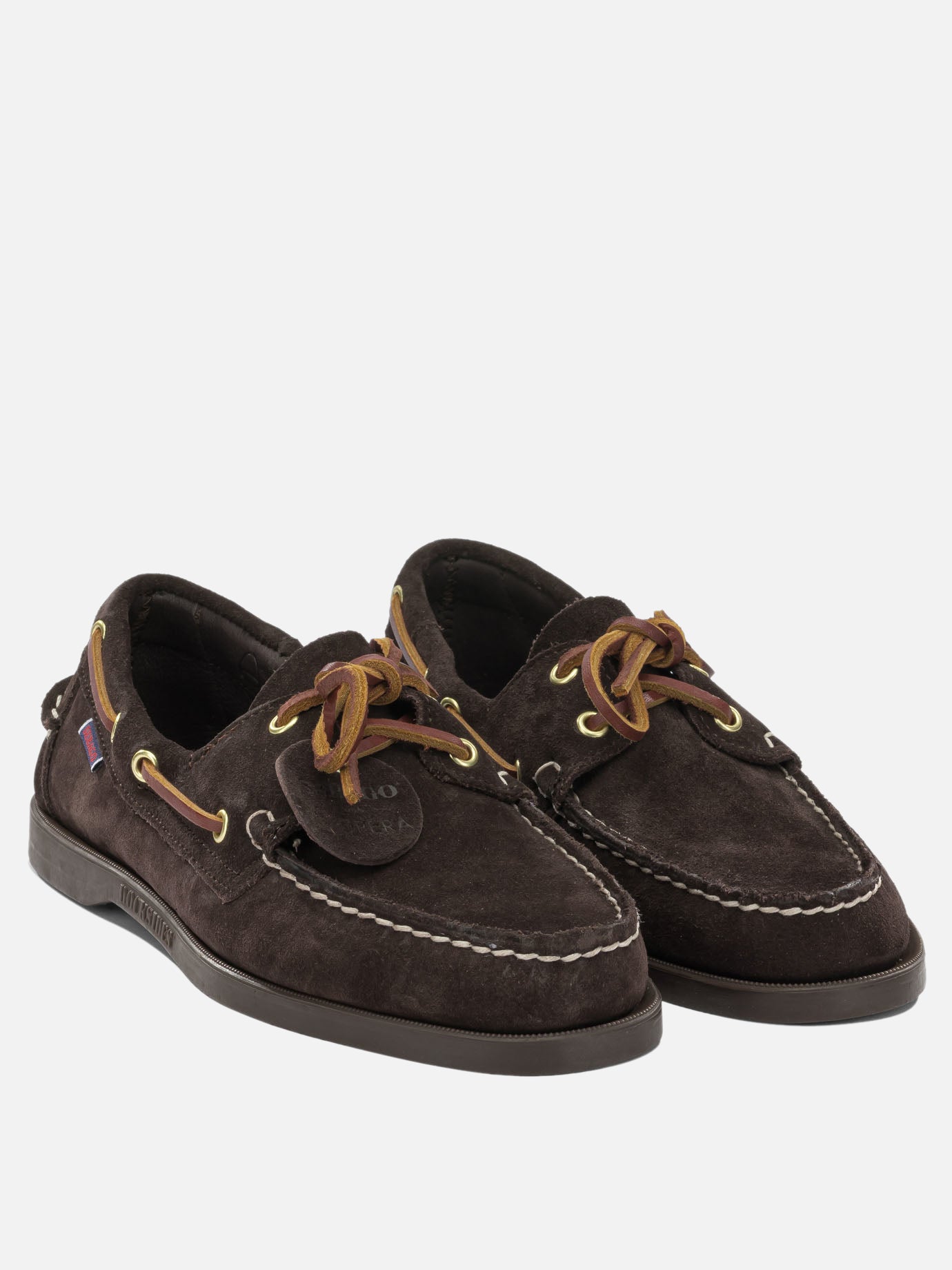 Mocassini stringati 100% suede - 100% rubber  Marrone - Sebago Uomo | PDP | VIETTI Online Store | thumbnail_2