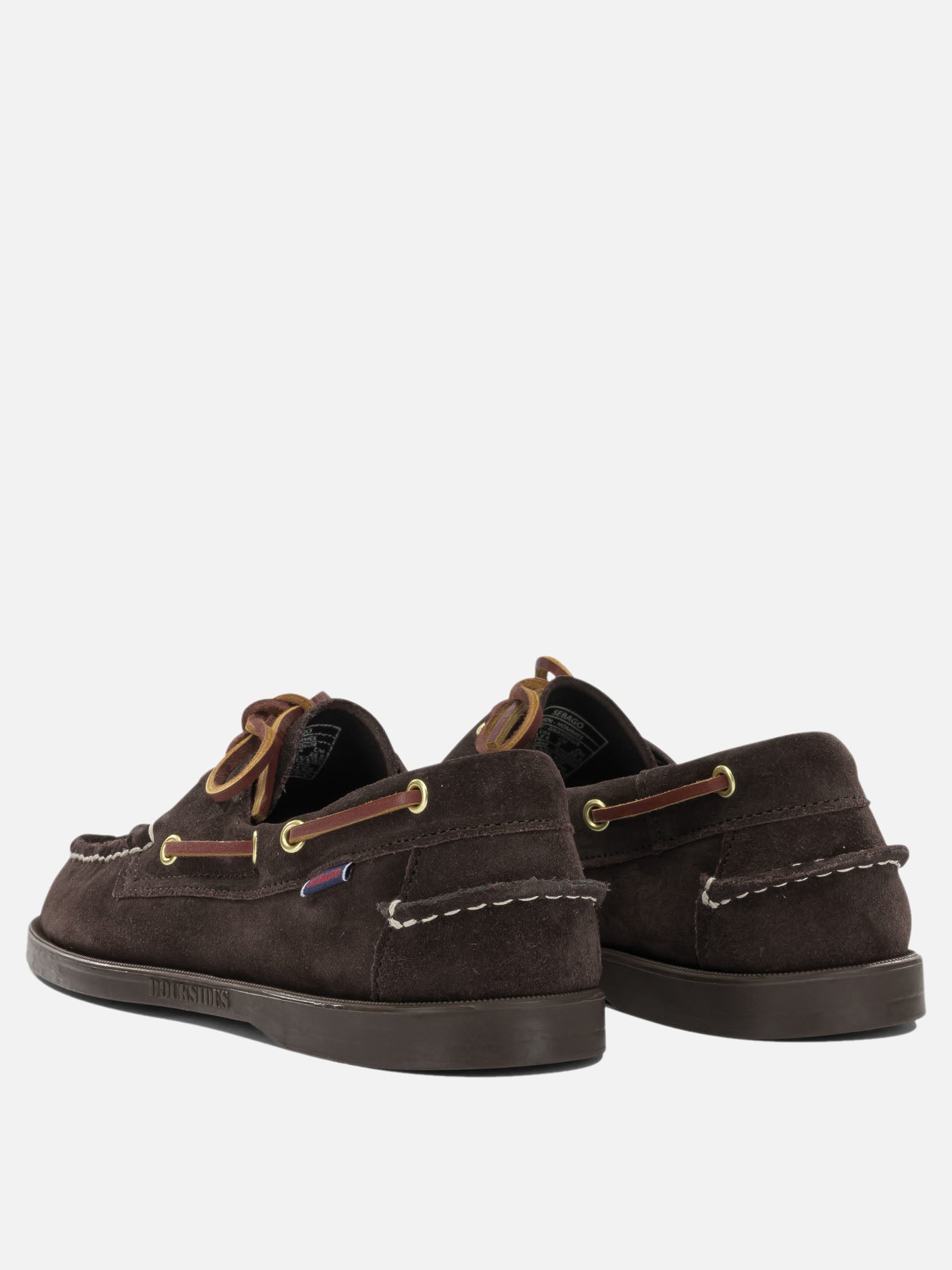 Mocassini stringati 100% suede - 100% rubber  Marrone - Sebago Uomo | PDP | VIETTI Online Store | thumbnail_4