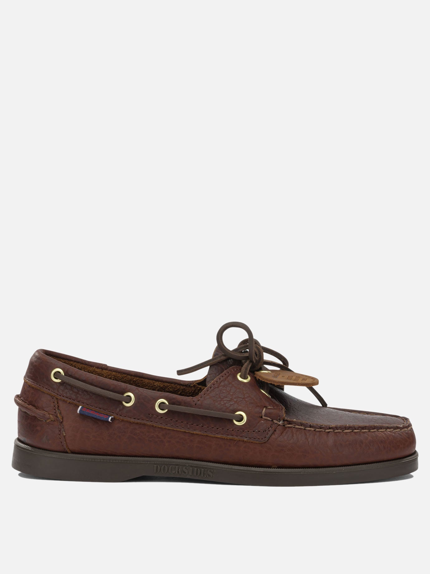 Laced loafers 100% leather - 100% rubber  Brown - Sebago Men | PDP | VIETTI Online Store | Zoom-Modal
