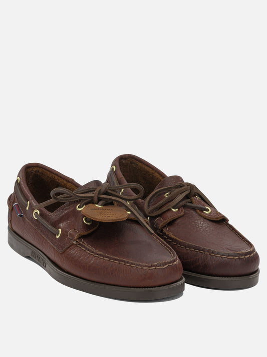 Laced loafers 100% leather - 100% rubber  Brown - Sebago Men | PDP | VIETTI Online Store | 2
