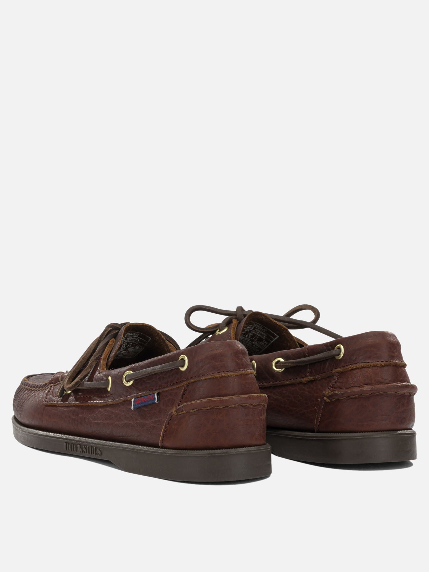 Laced loafers 100% leather - 100% rubber  Brown - Sebago Men | PDP | VIETTI Online Store | thumbnail_4
