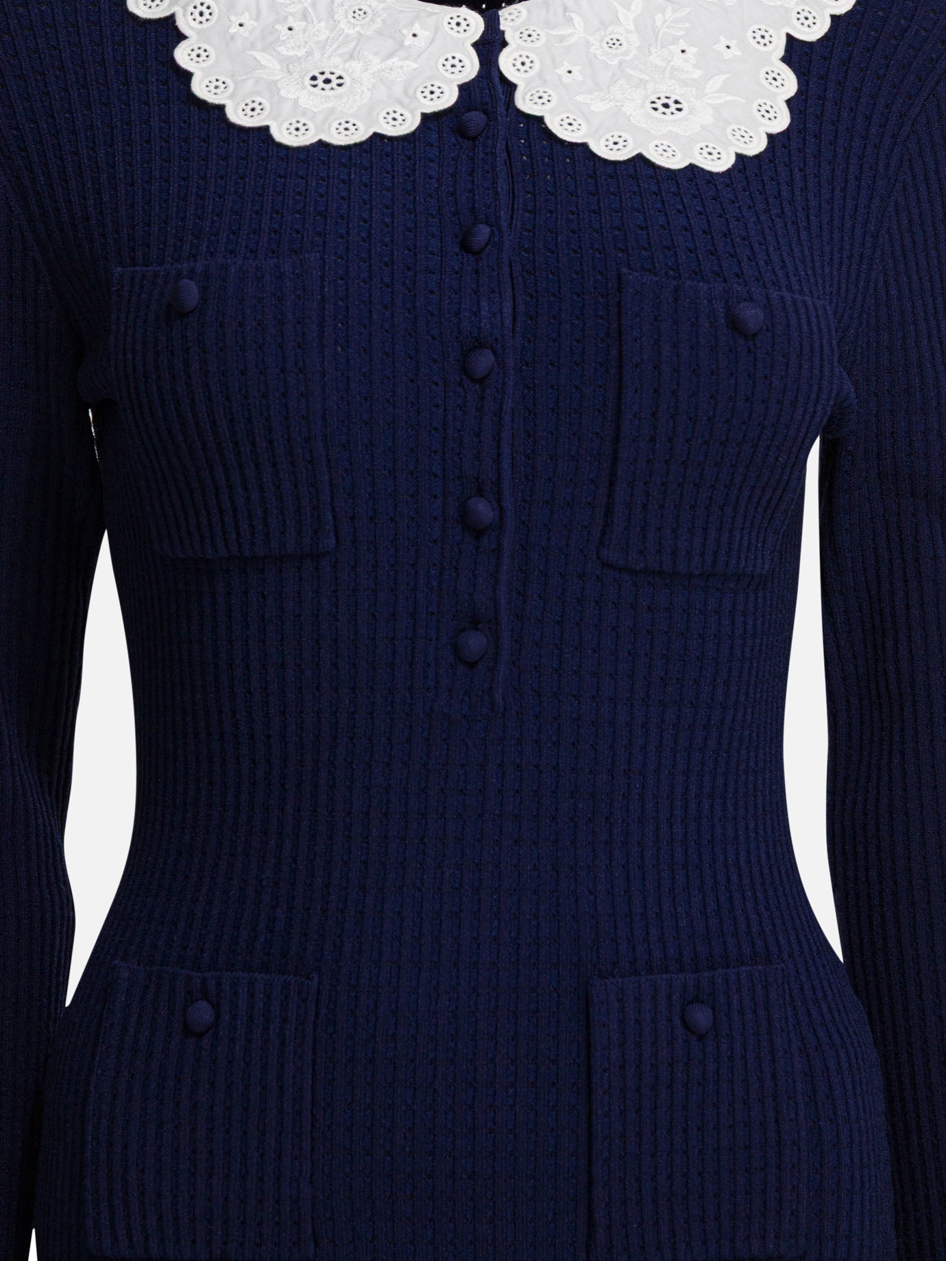 Abiti corti Solid colour  Blu - Self-portrait Donna | PDP | VIETTI Online Store | Zoom-Modal_3
