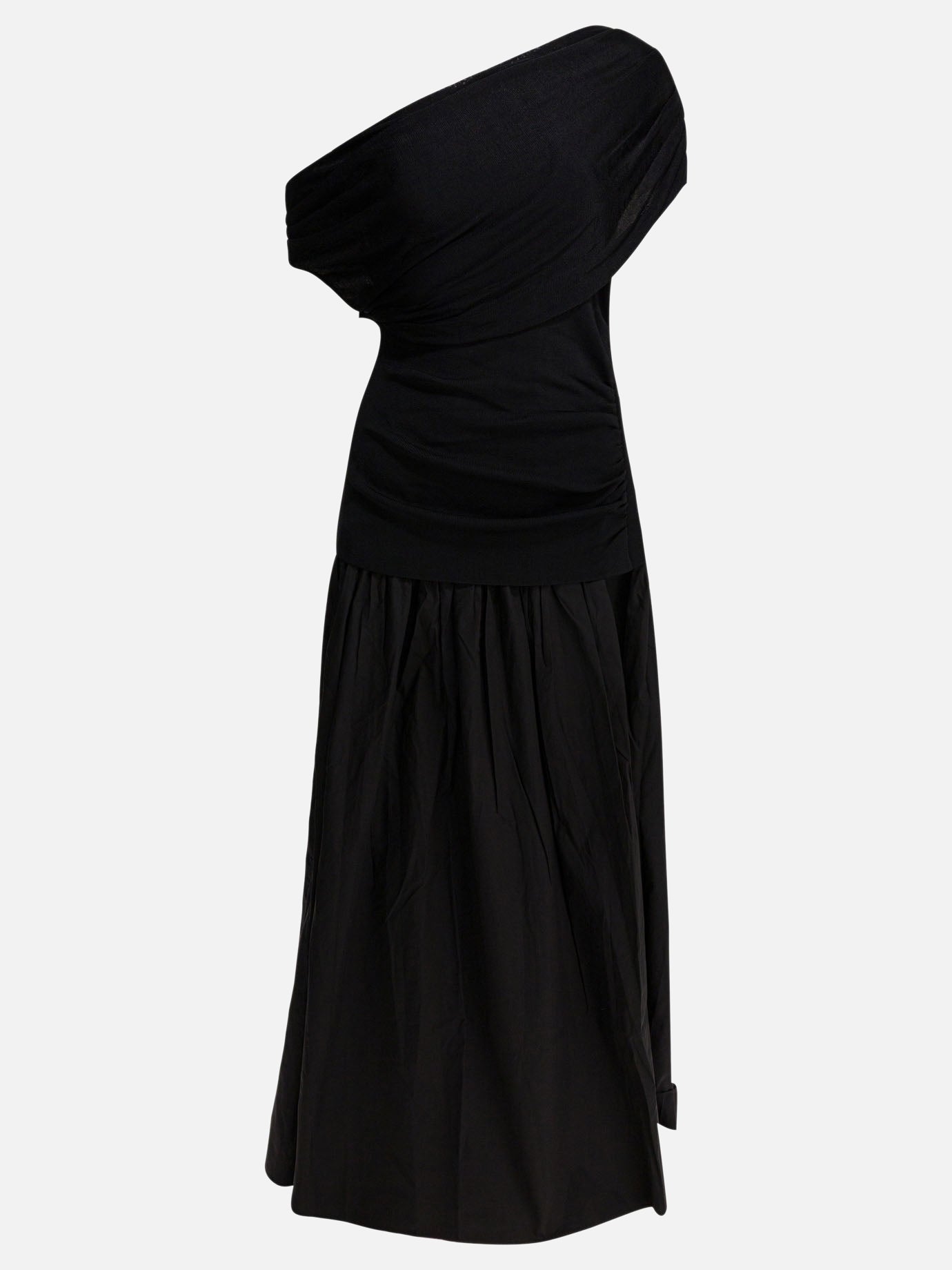 Abiti midi Solid colour  Nero - Self-portrait Donna | PDP | VIETTI Online Store | thumbnail