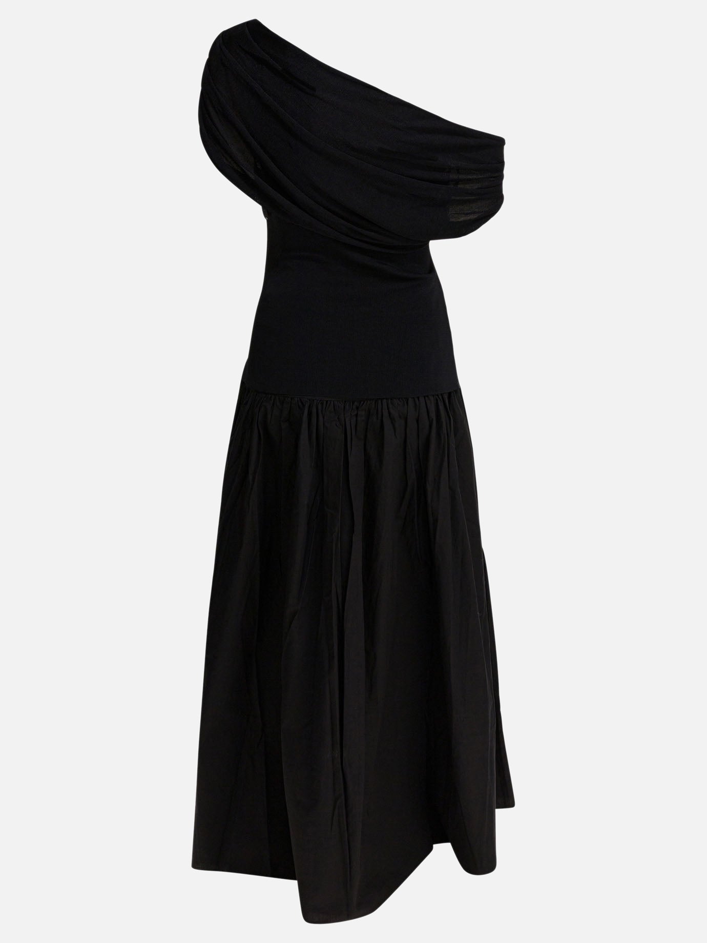 Abiti midi Solid colour  Nero - Self-portrait Donna | PDP | VIETTI Online Store | Zoom-Modal_2
