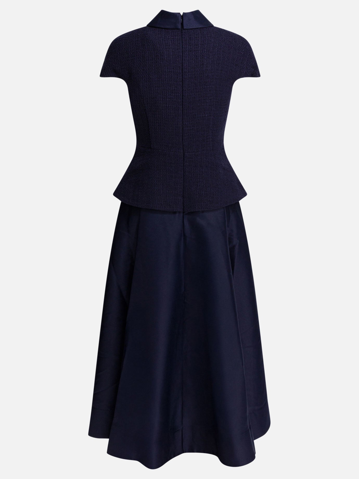 Self-portrait Taffeta boucle midi dress Blue - Women | VIETTI Online Store Self-portrait Taffeta boucle midi dress Blue - Women | VIETTI Online Store