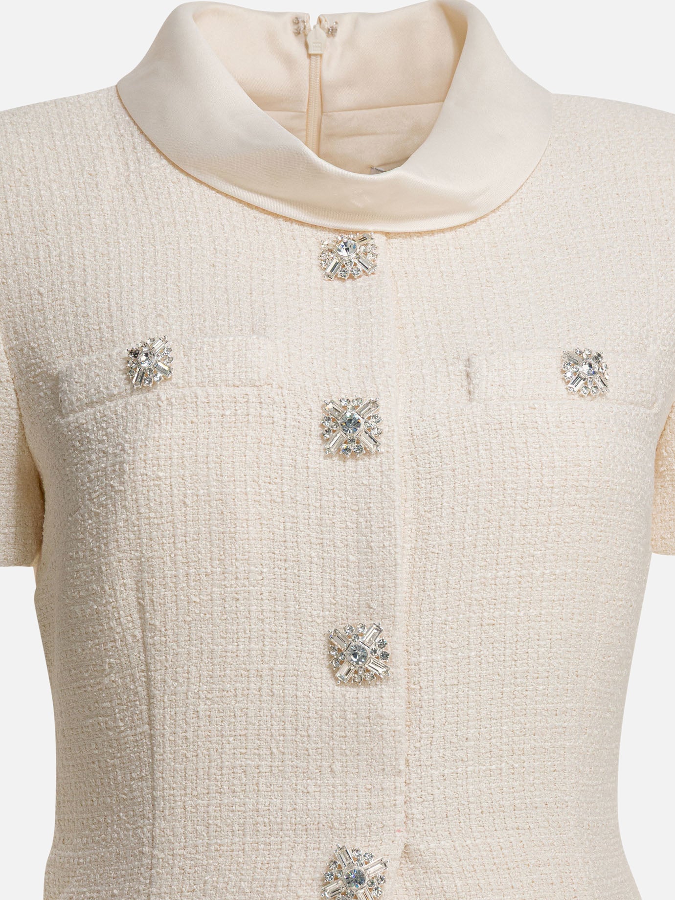 Abiti midi Solid colour  Bianco - Self-portrait Donna | PDP | VIETTI Online Store | thumbnail_3