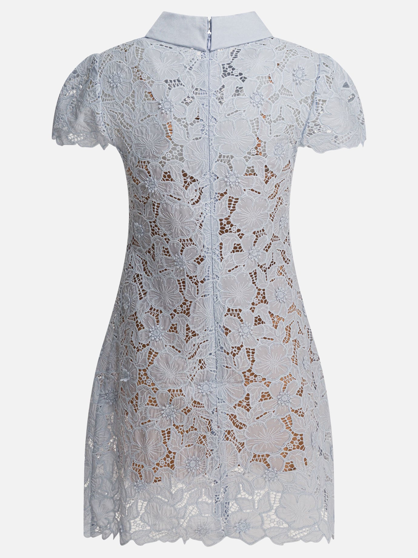 Self-portrait Guipure lace dress Blue - Women | VIETTI Online Store Self-portrait Guipure lace dress Blue - Women | VIETTI Online Store