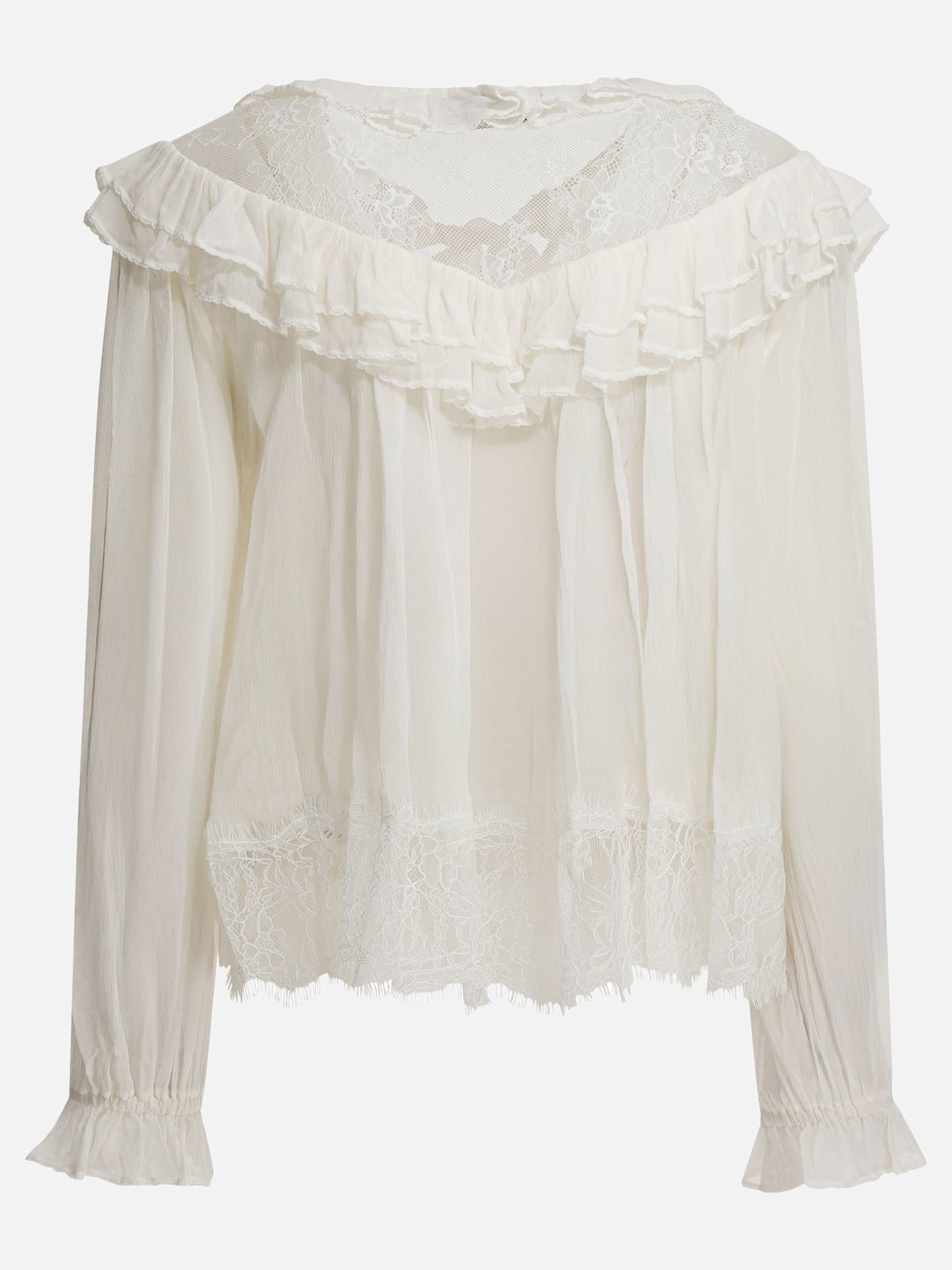 Blouses Solid colour  White - Self-portrait Women | PDP | VIETTI Online Store | Zoom-Modal_4
