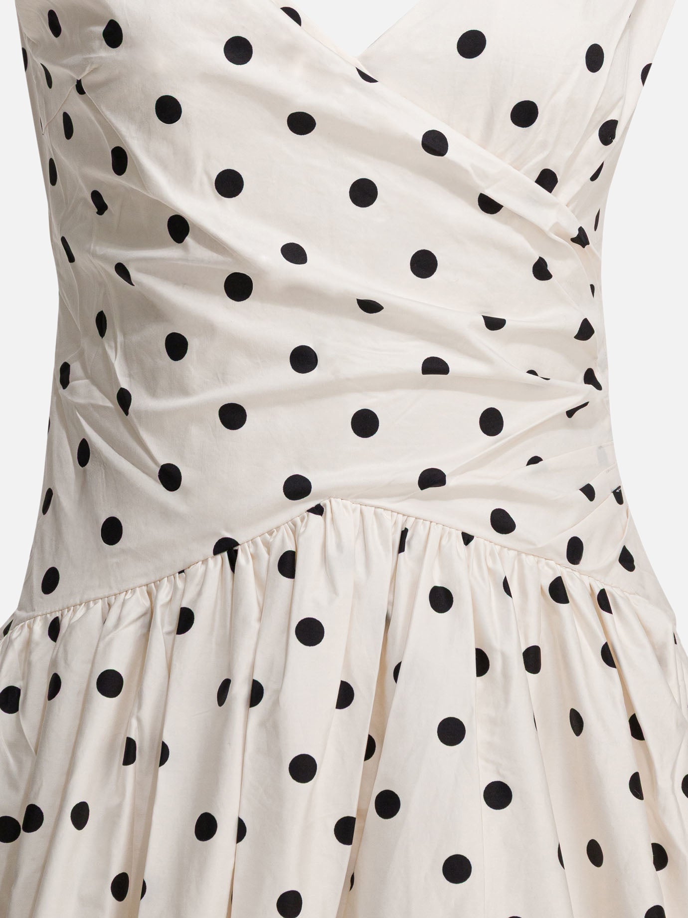Abiti midi Polka dots  Bianco - Self-portrait Donna | PDP | VIETTI Online Store | thumbnail_3