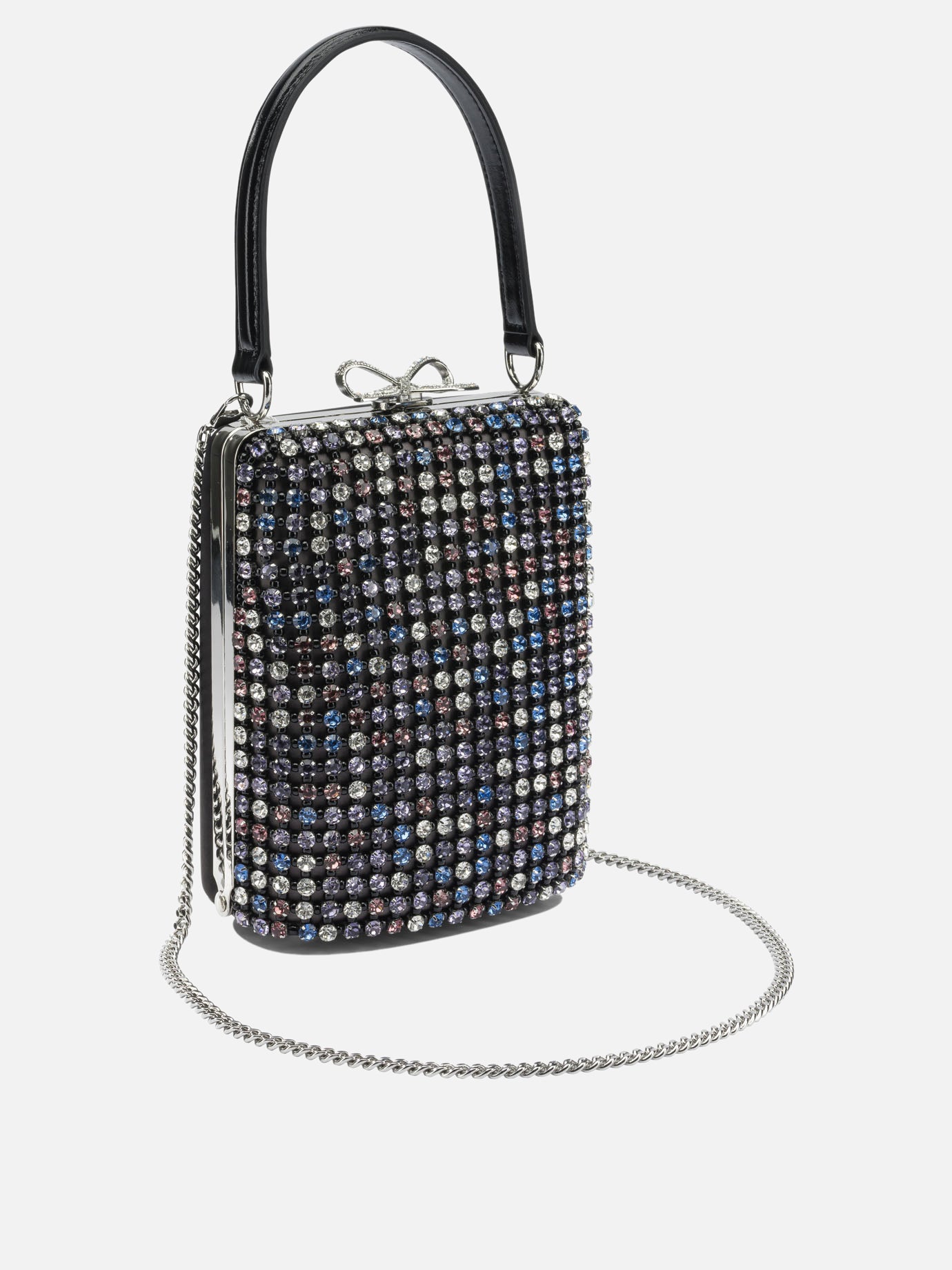 Borse mini 97% polyester 3% elastane  Nero - Self-portrait Donna | PDP | VIETTI Online Store | thumbnail_2