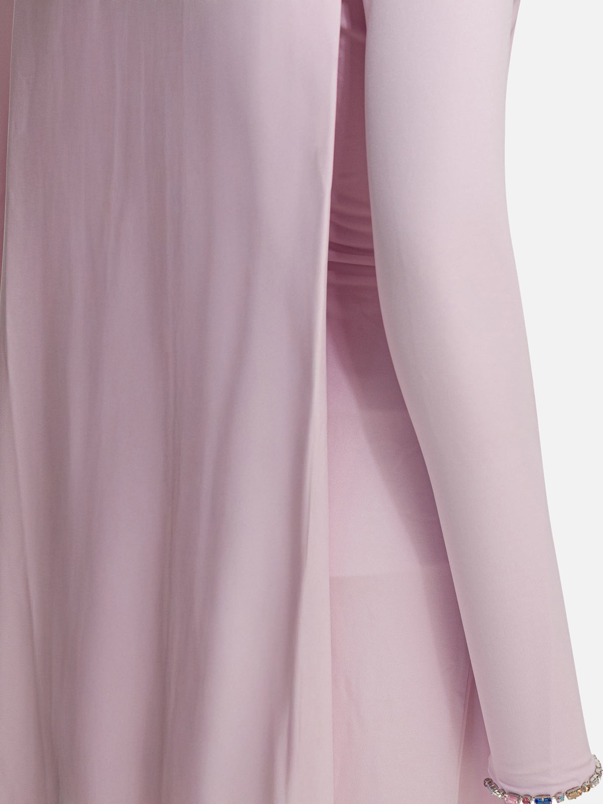 Self-portrait Long draped jersey dress Pink - VIETTI