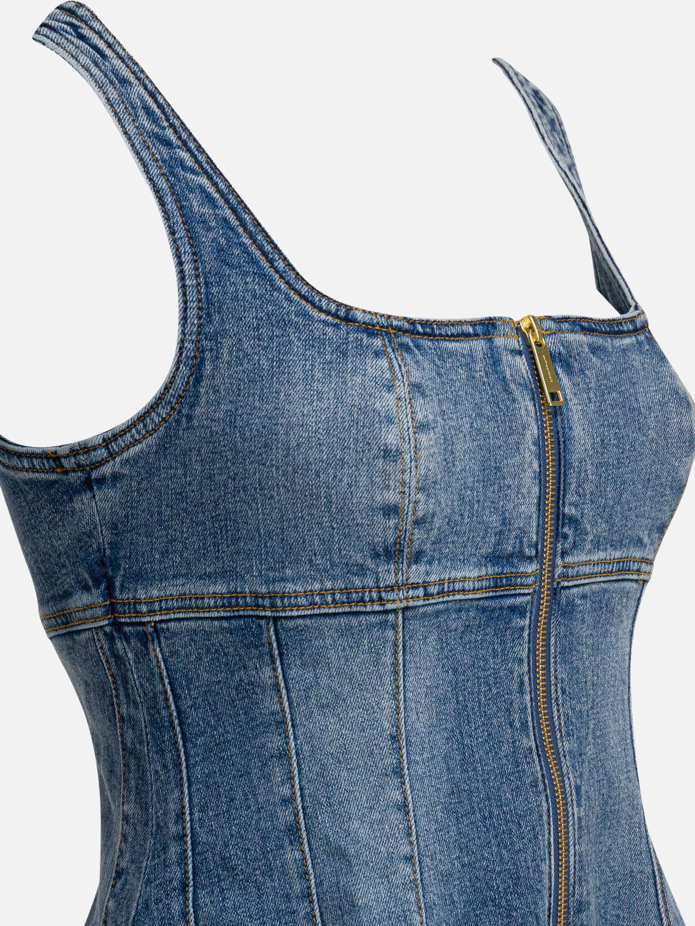 Abiti corti Solid colour  Blu - Self-portrait Donna | PDP | VIETTI Online Store | thumbnail_4