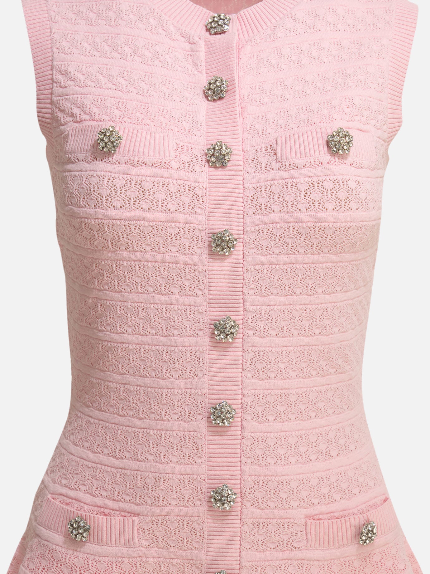Mini dresses Solid colour  Pink - Self-portrait Women | PDP | VIETTI Online Store | Zoom-Modal_3
