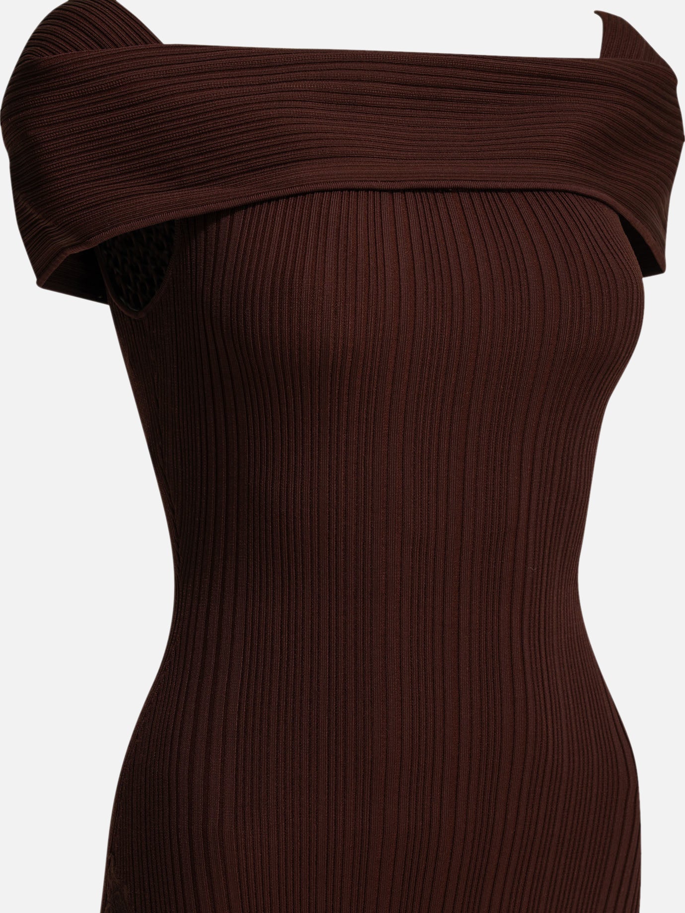 Midi dresses Solid colour  Bordeaux - Self-portrait Women | PDP | VIETTI Online Store | Zoom-Modal_3
