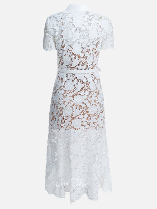 Midi dresses Embroidered  White - Self-portrait Women | PLP | VIETTI Online Store | 2
