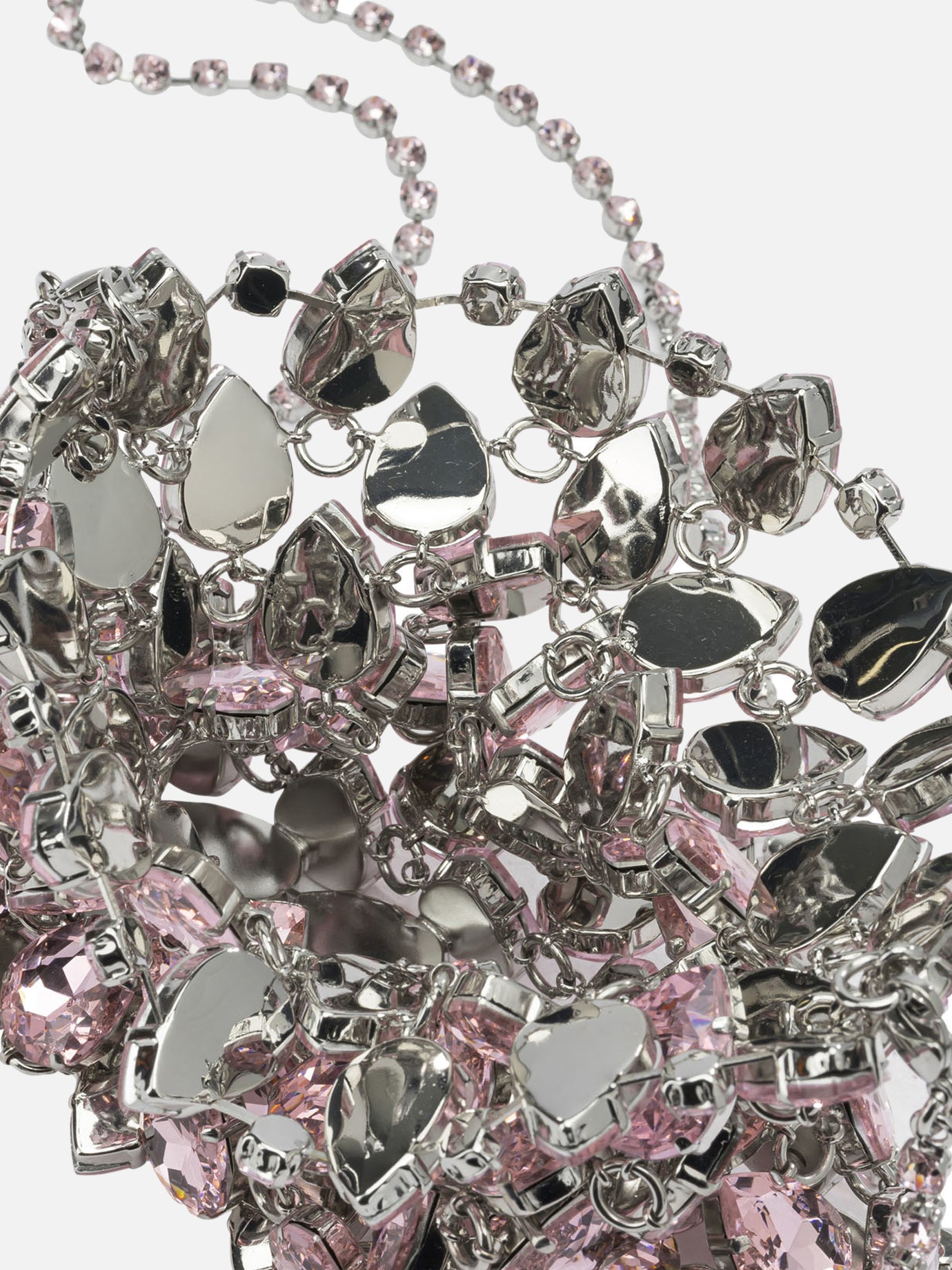 Small bags 100% glass - Lining: 100% polyester  Pink - Self-portrait Women | PDP | VIETTI Online Store | thumbnail_4