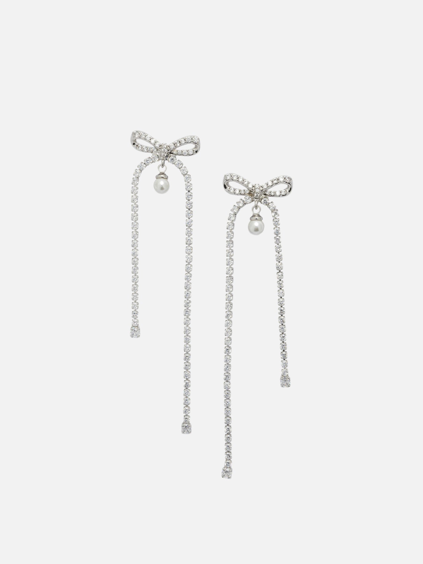 Earrings 100% copper  Silver - Self-portrait Women | PDP | VIETTI Online Store | thumbnail