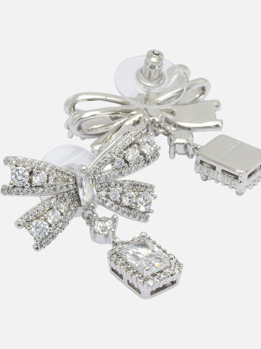 Earrings 100% brass  Silver - Self-portrait Women | PDP | VIETTI Online Store | 2
