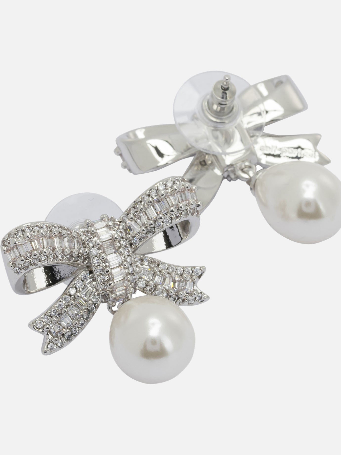 Earrings 100% brass  Silver - Self-portrait Women | PDP | VIETTI Online Store | Zoom-Modal_2
