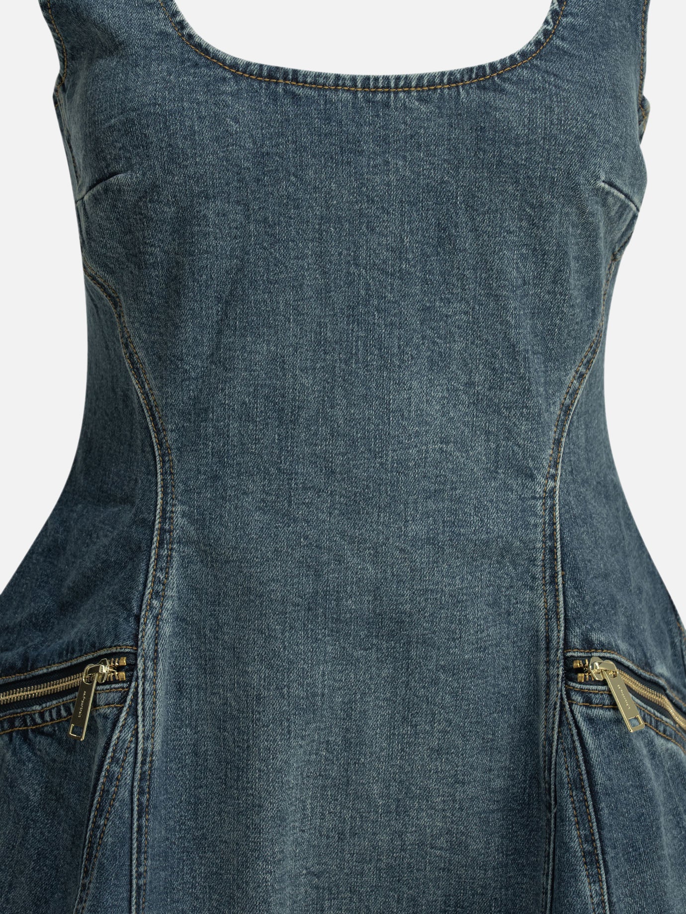 Mini dresses Solid colour  Blue - Self-portrait Women | PDP | VIETTI Online Store | thumbnail_5