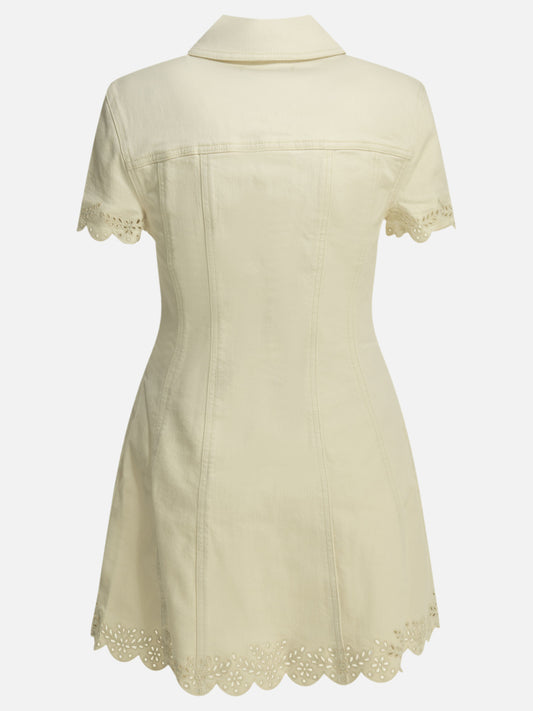 Mini dresses Embroidered  White - Self-portrait Women | PLP | VIETTI Online Store | 2
