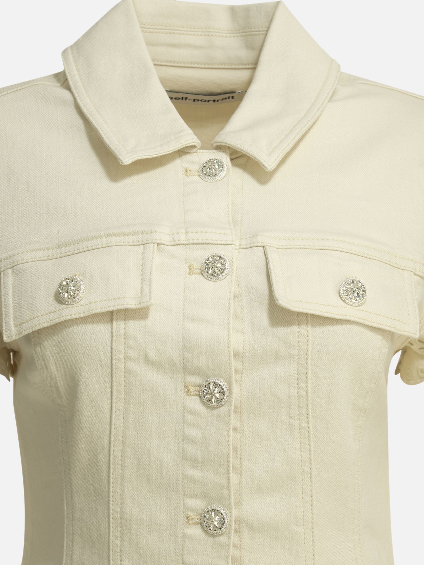 Mini dresses Embroidered  White - Self-portrait Women | PDP | VIETTI Online Store | thumbnail_3