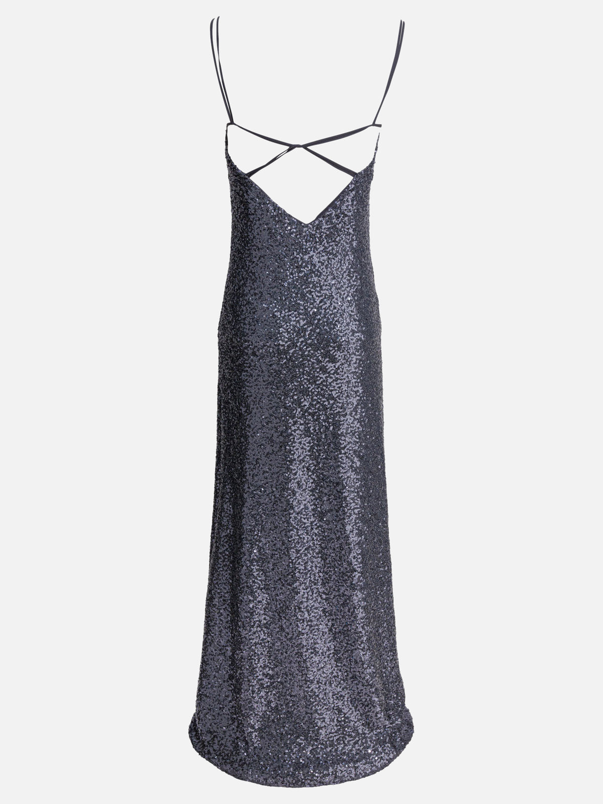Semper Long sequined dress Grey - VIETTI