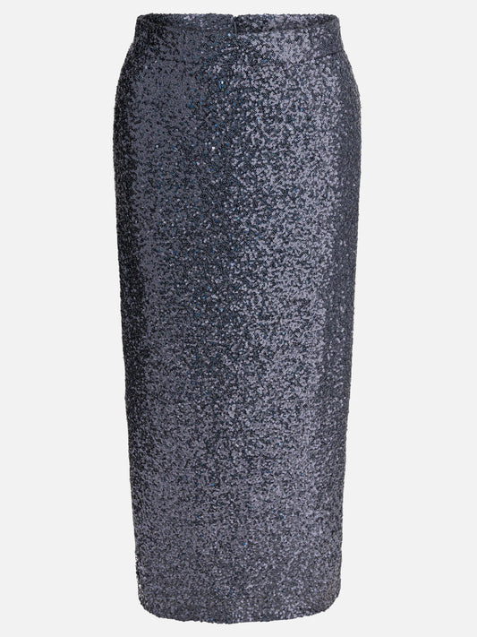 Semper Sequined midi skirt Grey

