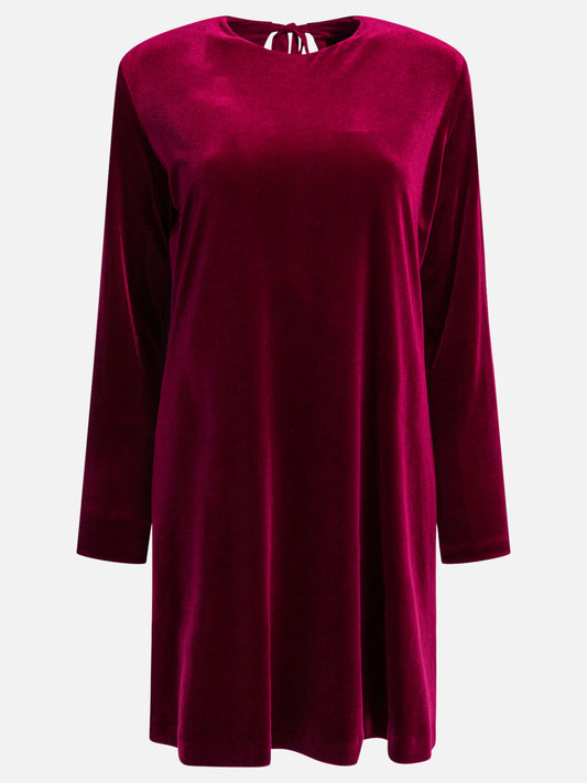 Semper Short velvet dress Bordeaux

