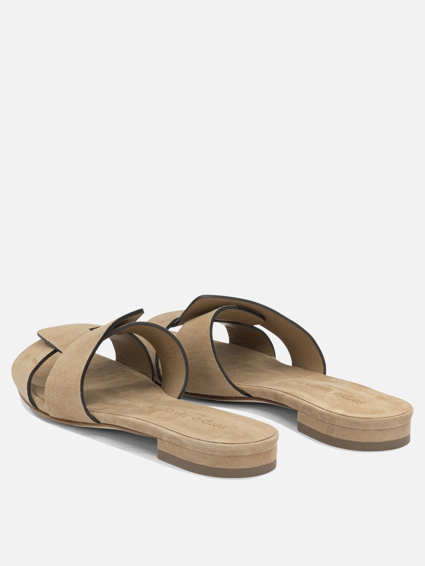 Slides 100% leather - 100% leather  Beige - Sergio Levantesi Women | PDP | VIETTI Online Store | Zoom-Modal_4
