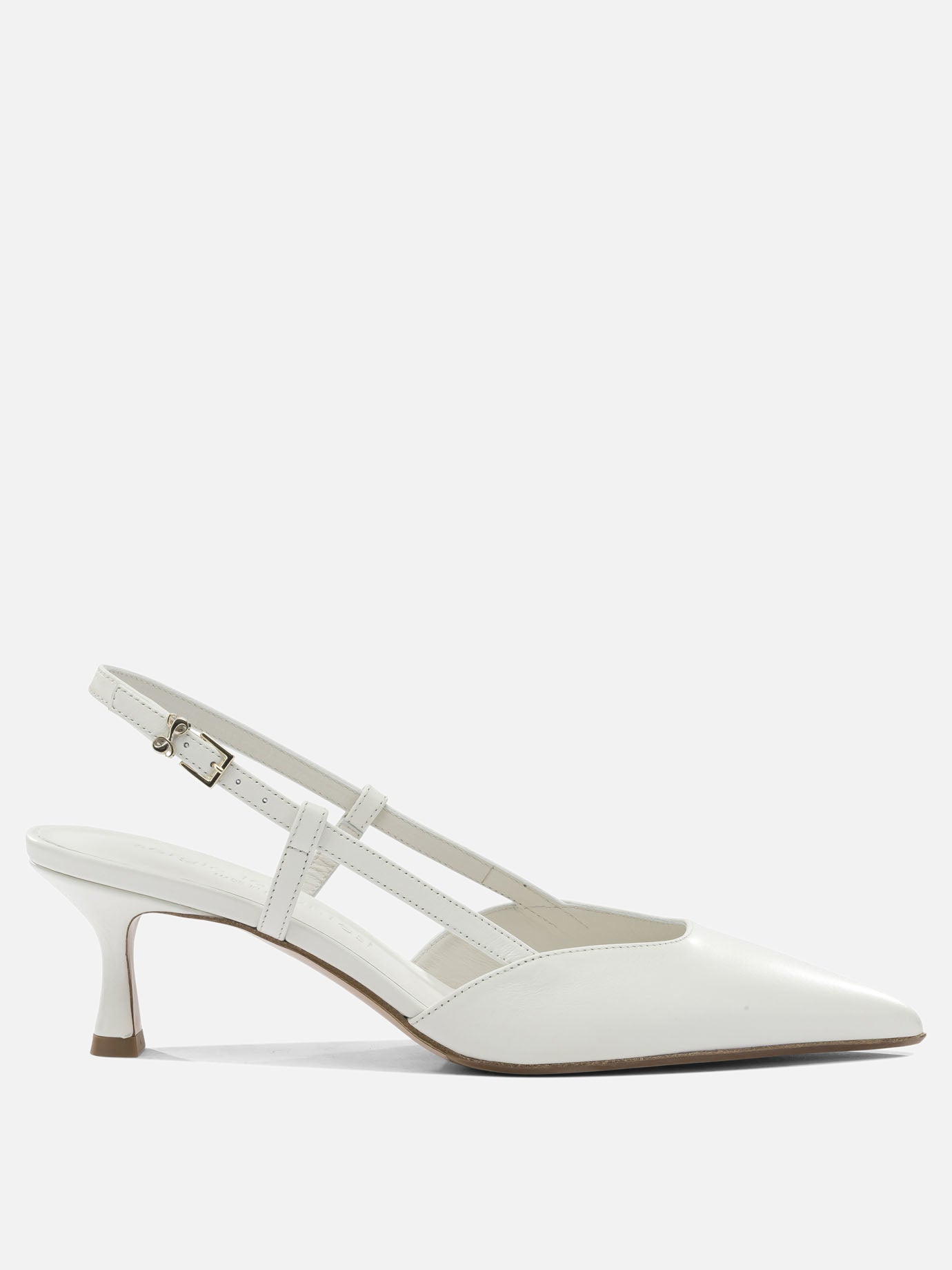 Slingbacks 100% leather - 100% leather  White - Sergio Levantesi Women | PDP | VIETTI Online Store | Zoom-Modal
