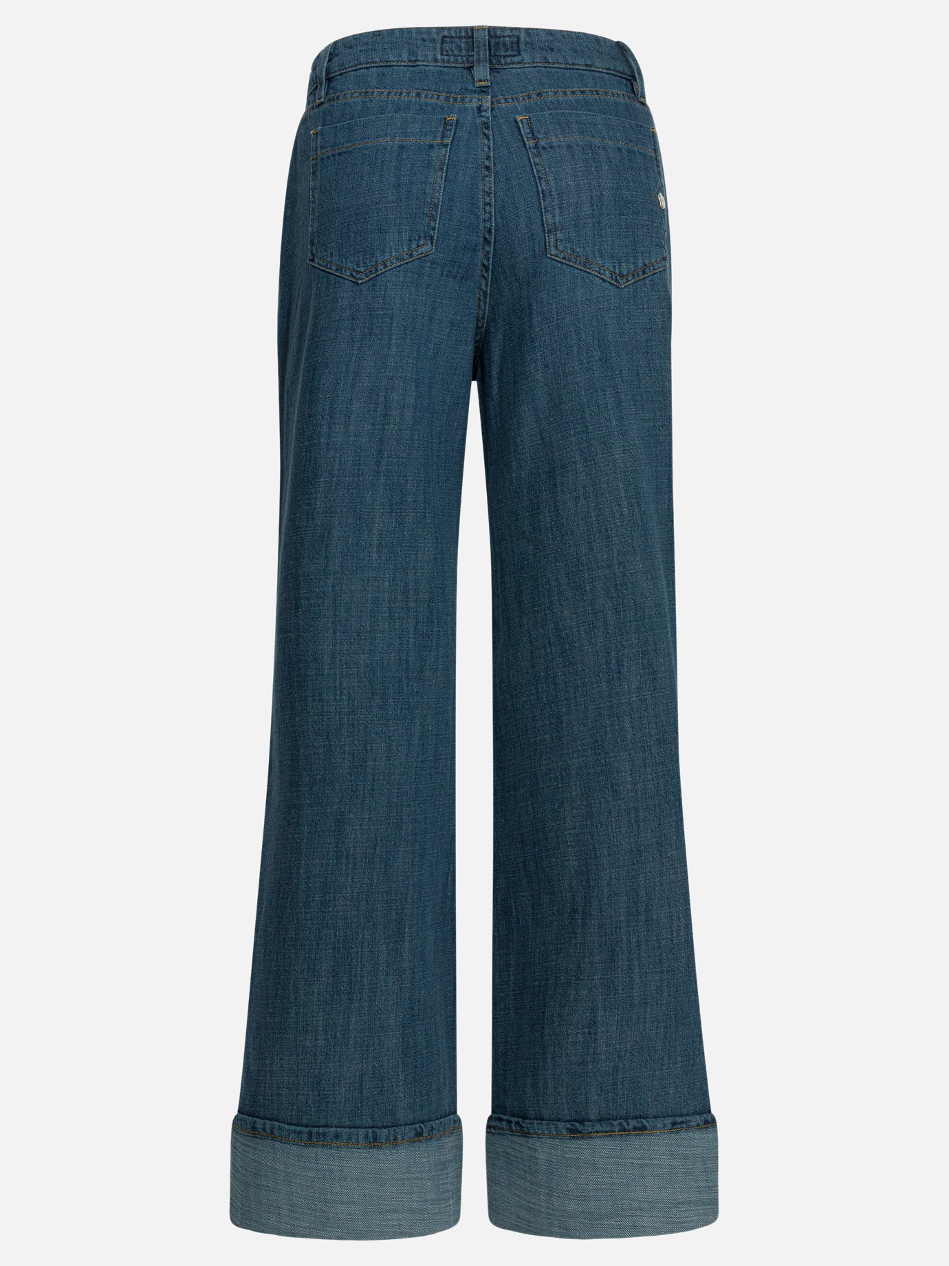 Jeans svasati Solid colour  Blu - Shaft Jeans Donna | PDP | VIETTI Online Store | thumbnail_2