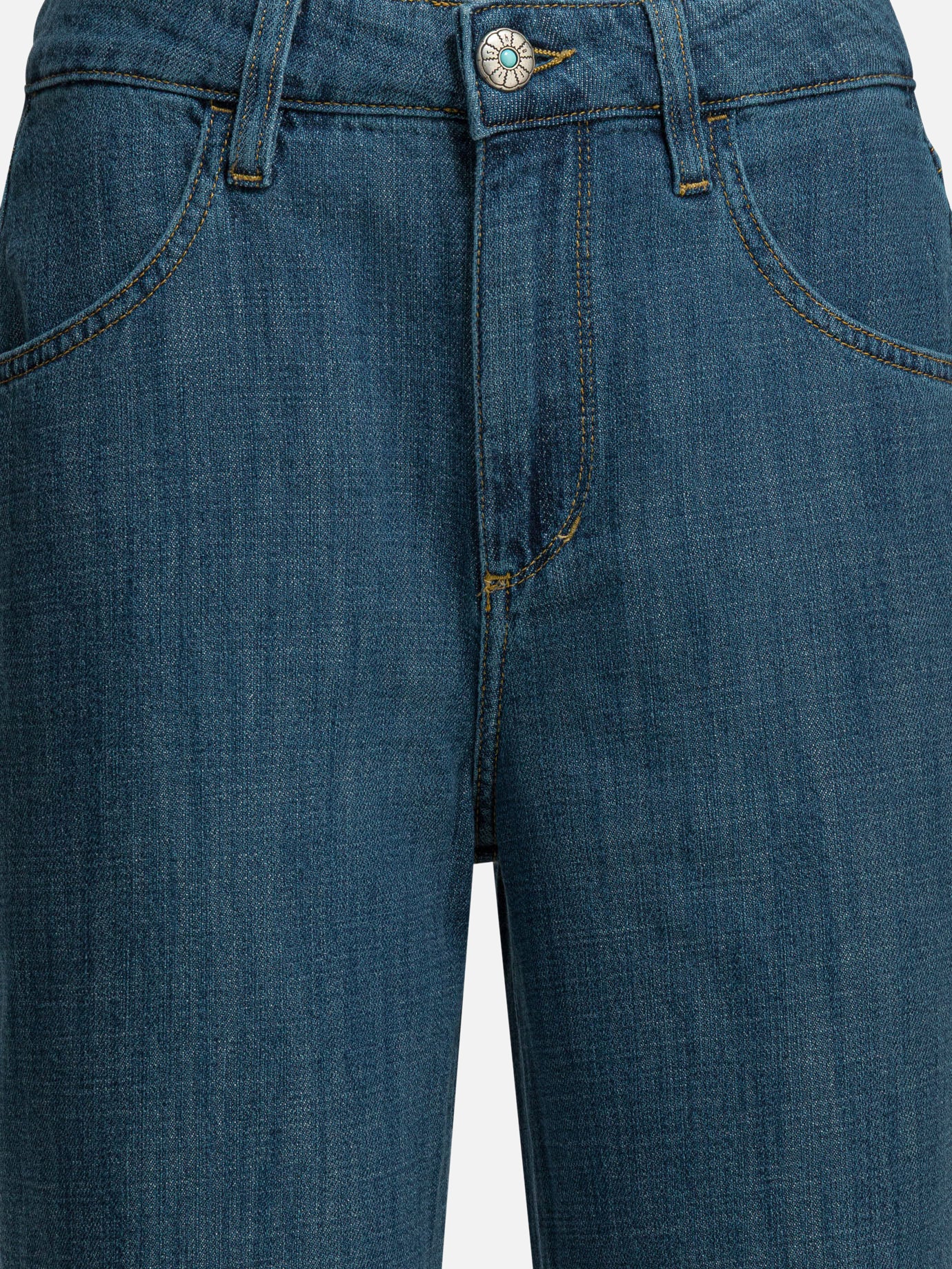 Jeans svasati Solid colour  Blu - Shaft Jeans Donna | PDP | VIETTI Online Store | Zoom-Modal_3
