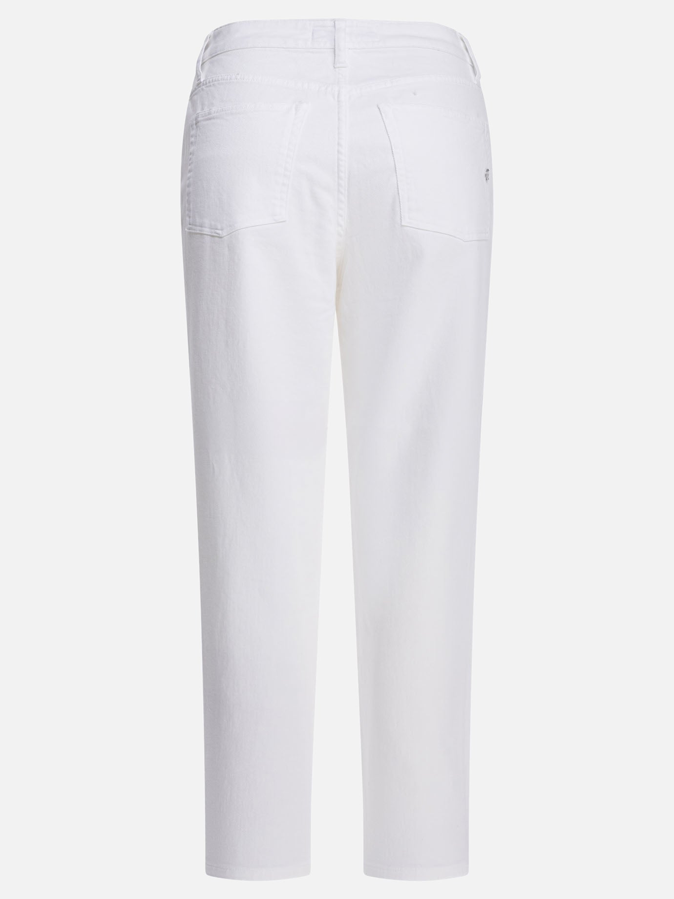 Jeans a gamba dritta Solid colour  Bianco - Shaft Jeans Donna | PDP | VIETTI Online Store | Zoom-Modal_2
