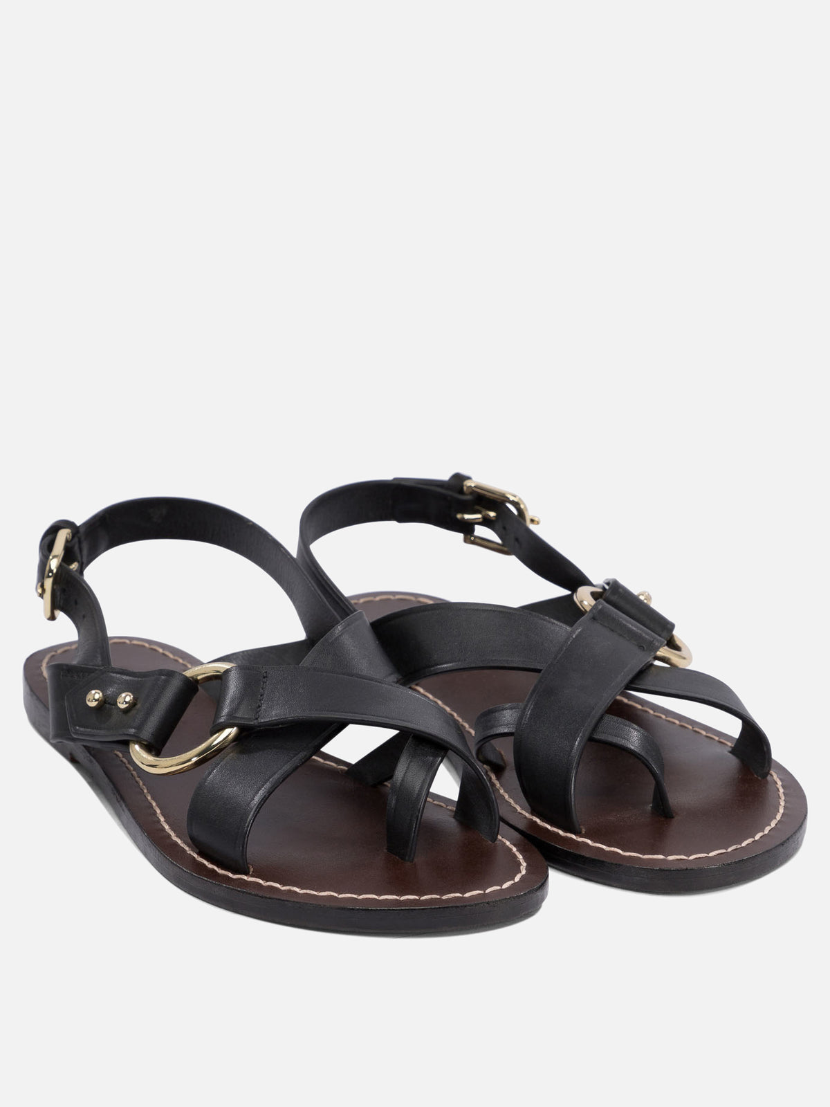 Soeur "Florence" leather sandals Black