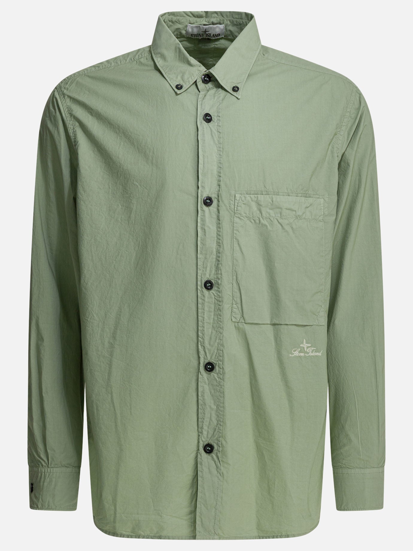 Casual shirts Logo  Green - Stone Island Men | PDP | VIETTI Online Store | thumbnail