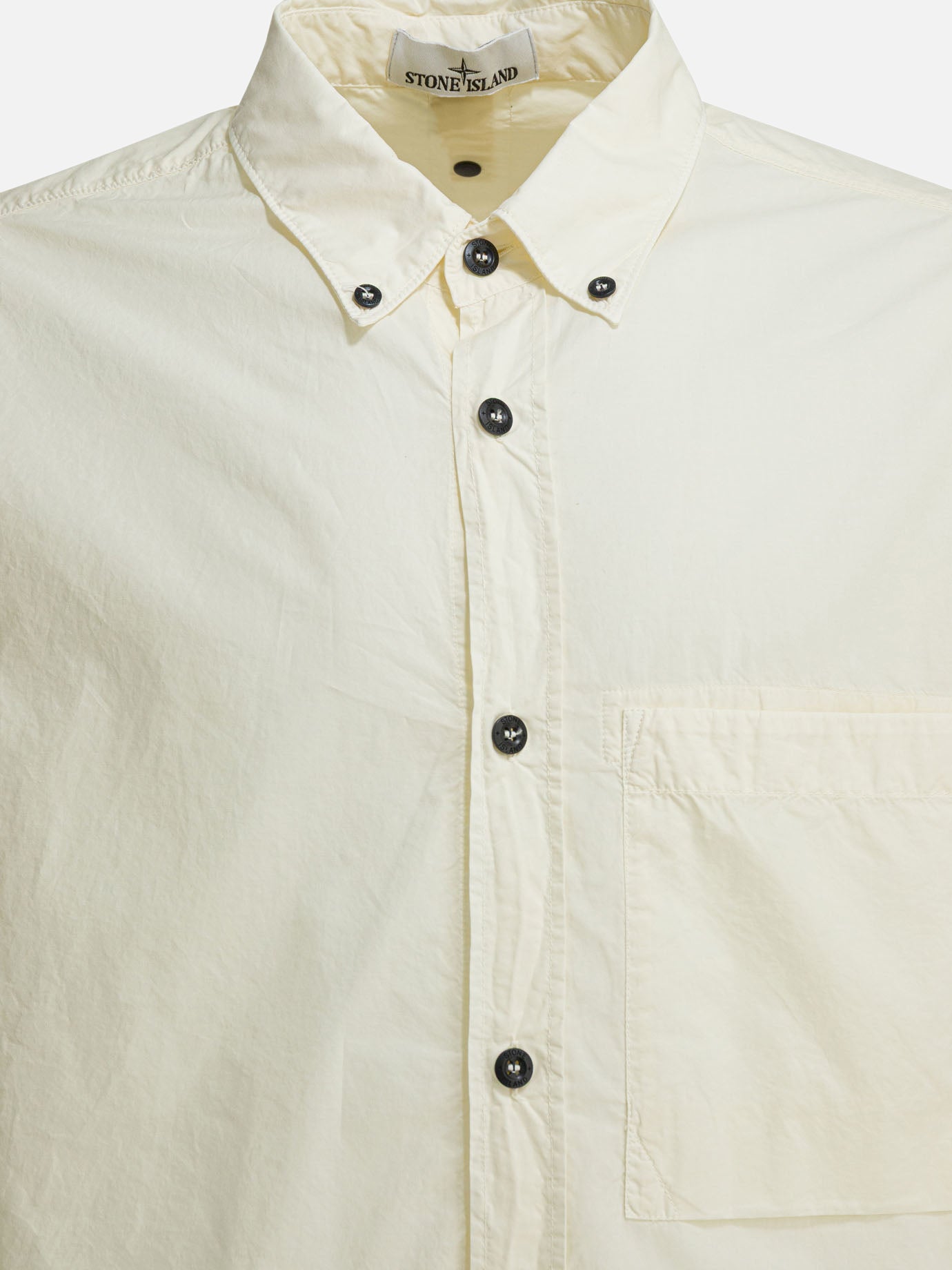 Casual shirts Logo  White - Stone Island Men | PDP | VIETTI Online Store | thumbnail_5