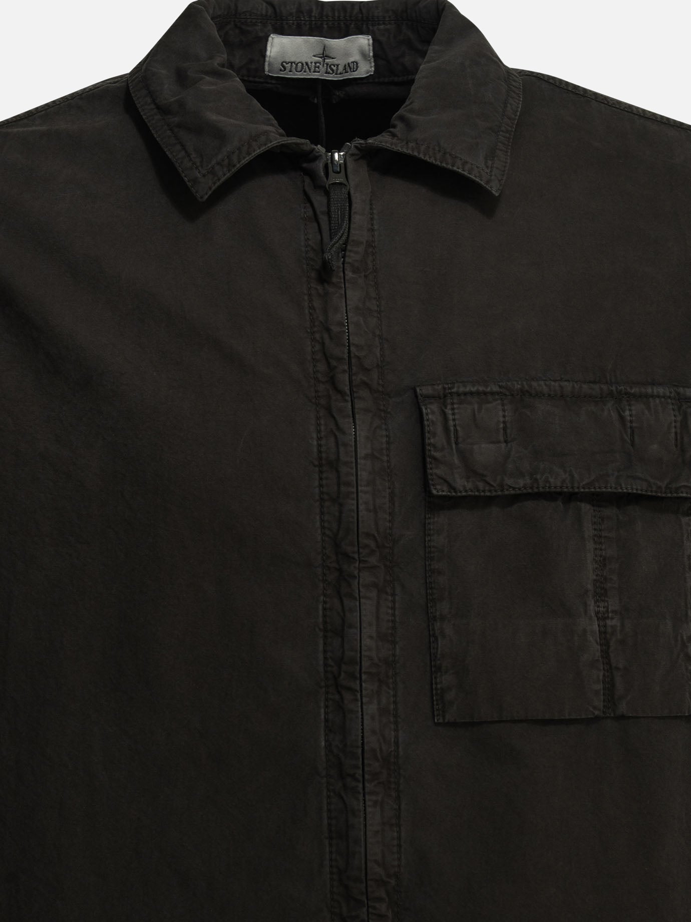 Overshirt jackets Logo  Black - Stone Island Men | PDP | VIETTI Online Store | Zoom-Modal_3
