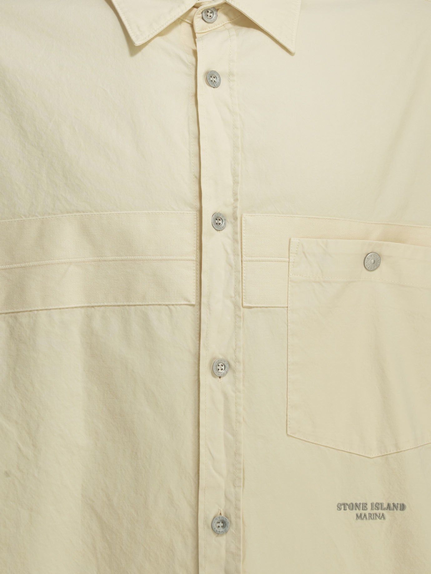 Overshirt jackets Logo  White - Stone Island Men | PDP | VIETTI Online Store | Zoom-Modal_5
